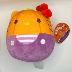 Squishmallow Pumpkin Hello Kitty Plush